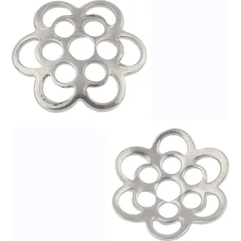 Materiál na výrobu šperku Ocelový kaplík 14mm - 1Ks - Nerez SL