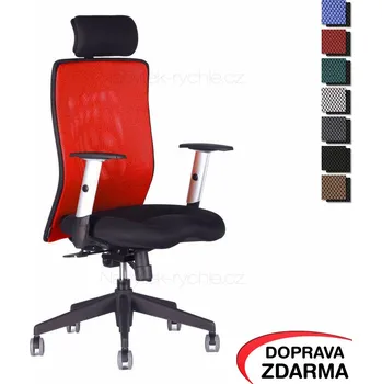Nábytek Židle Calypso XL SP1 Červená - Podhlavník nastavitelný