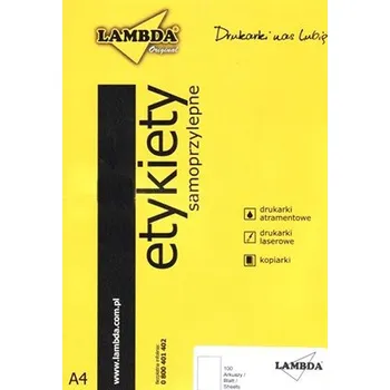 Speciální papír Samolepicí etikety Lambda 70x37mm 2400 ks