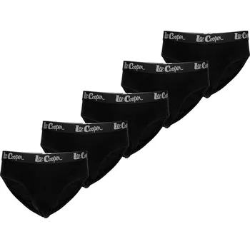 Sada pánského spodního prádla pánské slipy LEE COOPER - 5 ks - BLACK - M (Lee Cooper Brief 5 Pack Mens)
