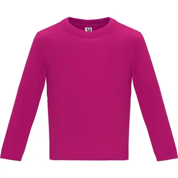 Roly Dětské tričko s dlouhým rukávem Baby Barva: růže (78), Velikost: 6M
