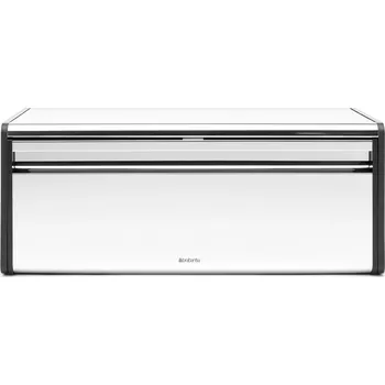 chlebník Brabantia Chlebník Fall Front, lesklá ocel – Úsporný design – kompaktní obdélníkový tvar, možnost montáže na stěnu