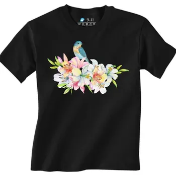 Chlapecké tričko Dětské tričko Salašník modrý a Lilie (Velikost: 7-8, Barva: Černá)