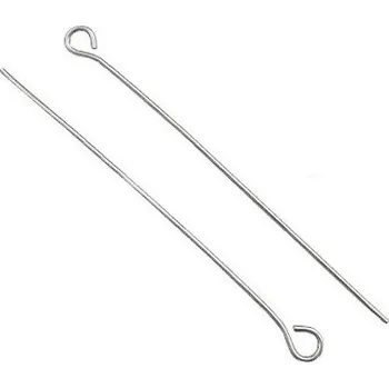 Módní doplněk Ketlovací jehly 65x0,8mm 316L 100Ks - 100Ks