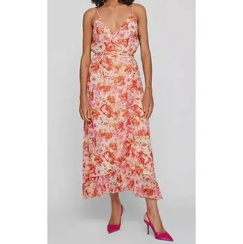 Dámské šaty VILA šaty na ramínka (Dámské květované šaty značky Vila)