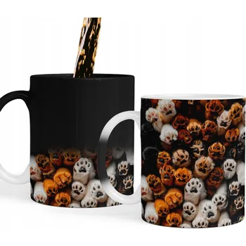 Keramický hrnek 330 ml POPULÁRNÍ HITY TRENDY ZÁBAVNÉ DÁREK NAROZENINY PSÍ TLAPKY PSI PES PEJSCI