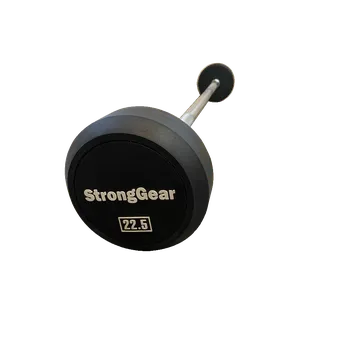 StrongGear Gumové bicepsové činky - rovné 50 kg