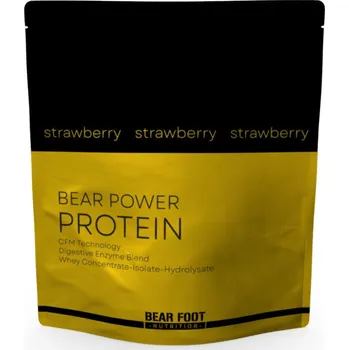 Protein BEAR FOOT NUTRITION Power Protein jahoda 1000 g