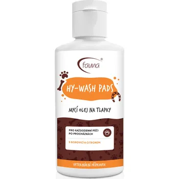 Kosmetika pro hlodavce AromaFauna HY-WASH PADS mycí olej na tlapky 100 ml