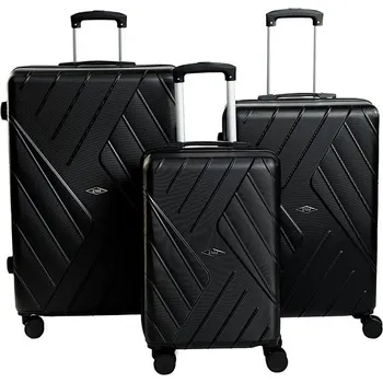 ENM cestovní kufr - černý set 3 ks