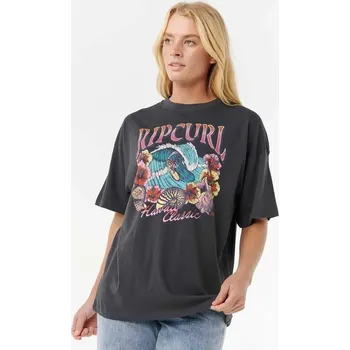 Dámské tričko RIP CURL triko - Hawaii Classic Heritage Tee Washed Black (8264) velikost: XS