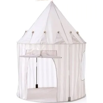 Dětský stan Kid's Concept Hrací stan pruhovaný STAR šedý