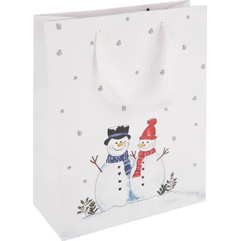 Dárková taška SNĚHULÁK 26x12x32 cm