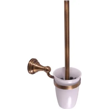 WC štětka RAV Slezák Slezák RAV MKA0500SM WC set stará mosaz Barva: stará mosaz