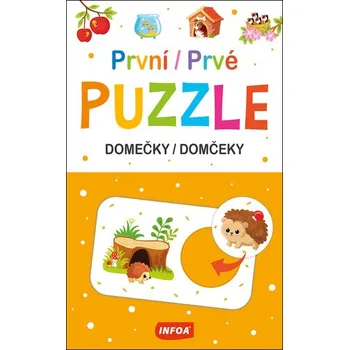 Puzzle První/Prvé PUZZLE - domečky/domčeky