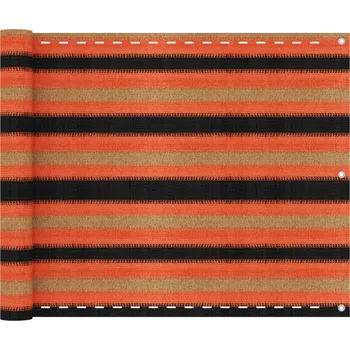 Markýza vidaXL Balkonová zástěna vícebarevná 75 x 400 cm HDPE