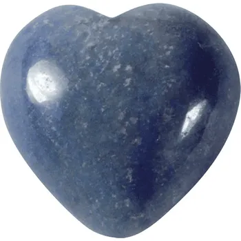 Milujeme Kameny Křemen modrý - srdce cca 2.5 cm 553511