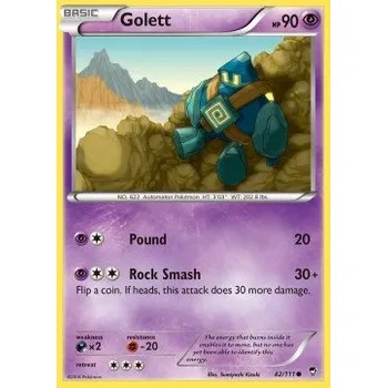 Sběratelská karetní hra Pokémon FFI 042/111 Golett - Furious Fists Stav: Near Mint, Verze: NORMAL