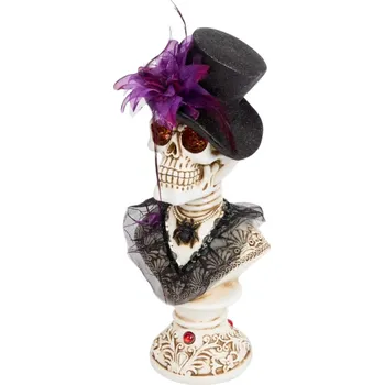 Party dekorace RS Kostlivec s LED osvětlením mix druhů 42 cm