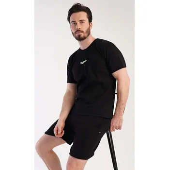 Pánské pyžamo Vienetta MAN Pánské Pyžamo Šortky Thomas, černá S i232_9951_55455957:černá S