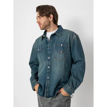 Pánská košile Dickies Mechanic (khaki tinted blue) L, modrá