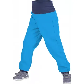 Unuo Batolecí softshellové kalhoty s fleecem Tyrkysová II 80/86