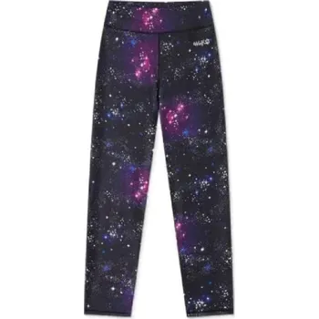 DÍVČÍ FUNKČNÍ LEGÍNY WOLF PRO VOLNÝ ČAS A SPORT Barva: Černé/ vesmír, Velikost: 152