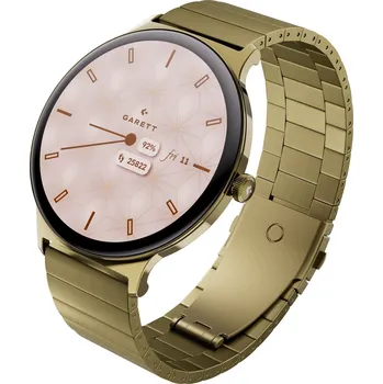 Chytré hodinky Garett Smartwatch Verona 2 zlatá SOLID steel