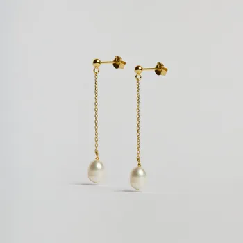 Náušnice Long Pearl náušnice