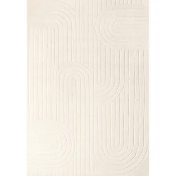 Koberec Koberec Dunes 190x290 z vlny krémový