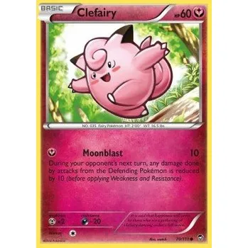 Karetní hra Pokémon FFI 070/111 Clefairy - Furious Fists Stav: Near Mint, Verze: NORMAL