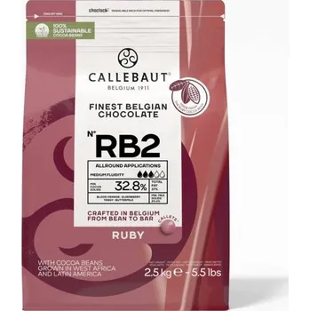 Callebaut, Belgie Callebaut Čokoláda RUBY 32,8% (2,5 kg) ▹