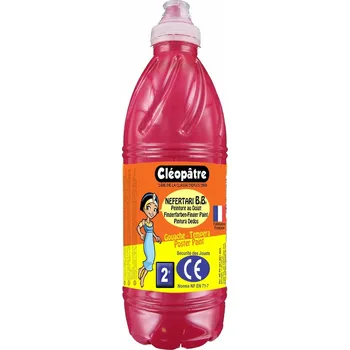 Vodová barva Prstová barva - tempera NEFERTARI BABY 1 Kg Základní Červená