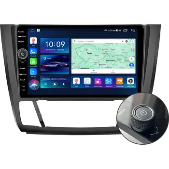 Autorádio Everest 2DIN autorádio EVE19 Android, BMW E81 / E82 / E87 / E88 s automatickou klimatizací