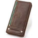 Contacts® pánská kožená peněženka Servilio Hnědá