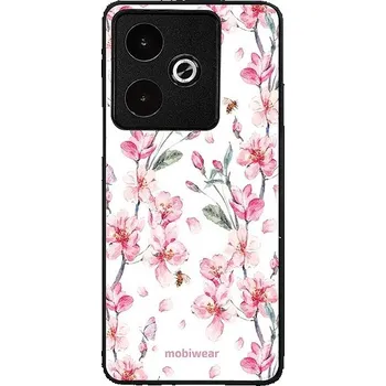 Pouzdro na mobilní telefon Mobiwear Glossy lesklý pro Realme GT 7 - Květy