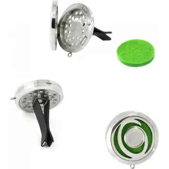 Materiál na výrobu šperku Ocelový osvěžovač vzduchu do auta - 1Ks - 1Ks