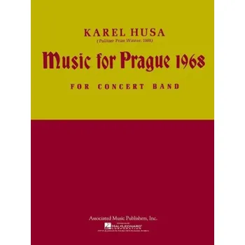 Karel Husa: Music for Prague 1968 (noty pro koncertní orchestr, party, partitura)