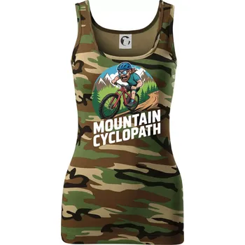 Mountain cyclopat plnovous - Dámské Maskáčové tílko - L ( Hnědý maskáč )