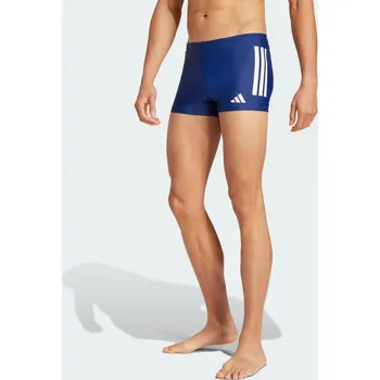 Pánské plavky ADIDAS Plavecké boxerky 3-Stripes 2-Inch S BÍLÁ|MODRÁ|VÍCEBAREVNÁ