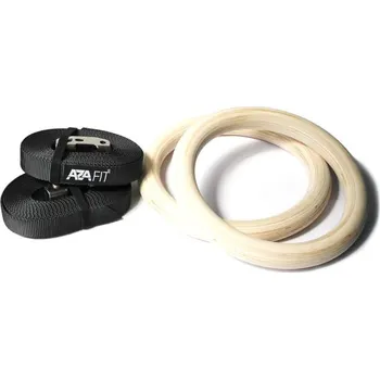 Gymnastický kruh FFittech Gymnastické dřevěné kruhy