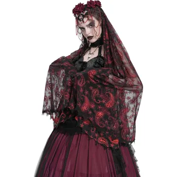 Čelenka závoj DEVIL FASHION - Rose