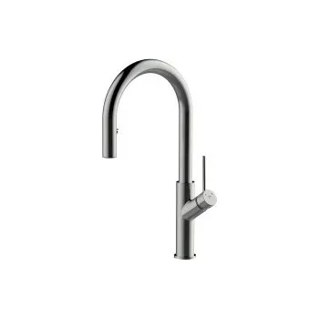 Vodovodní baterie Olsen Spa Bona dřezová baterie stojánková se sprškou grafit OLBABO331DG8