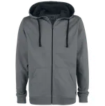 Mikina s kapucí na zip z Black Premium by EMP - Mask Of Sanity - Muži - šedá