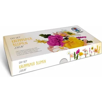 kreativní sada Ursus Kreativní sada kytice z krepového papíru - žlutá