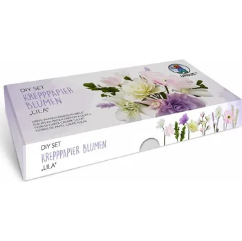 kreativní sada Ursus Kreativní sada kytice z krepového papíru - lila