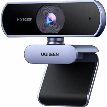 Webkamera Webová kamera Ugreen 15728 USB webová kamera s mikrofonem (stříbrná)