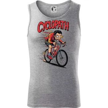 Cyclopat karikatura - Tílko pánské Core - S ( Tmavě šedý melír )