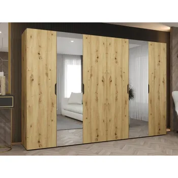 Šatní skříň Šatní skříň se zrcadlem Umonca 300, Barva: dub artisan MIRJAN 5903211427404