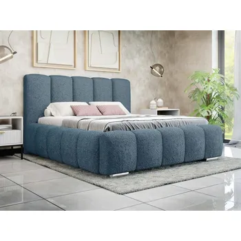 Nábytek Čalouněná manželská postel Lisko Boucle, Rozměr postele: 140x200, Barva: Abriamo 14 MIRJAN 5903211427978